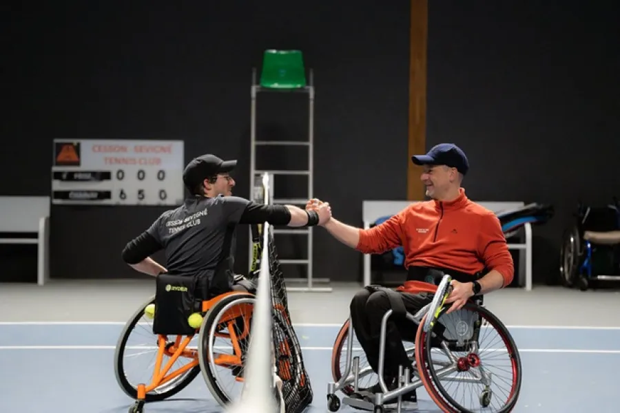 match de tennis fauteuil