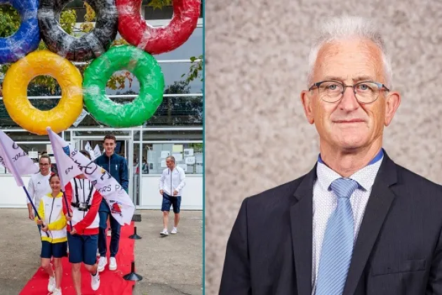 Roger Morazin, vice-président délégué aux Sports.