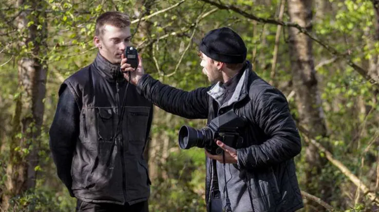 photographe avec agent